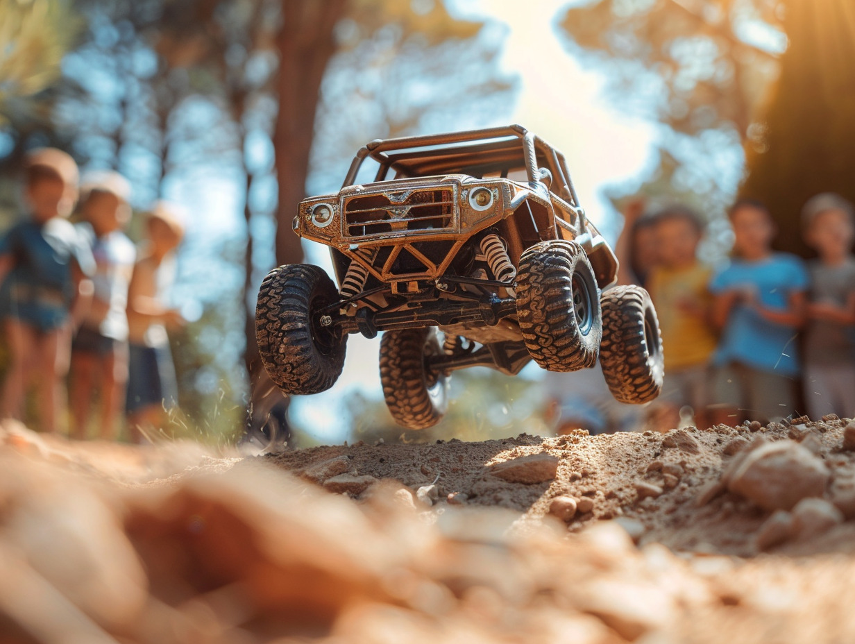 voiture télécommandée 4x4 : robustesse et plaisir pour les jeunes pilotes -  voiture télécommandée  et  enfants