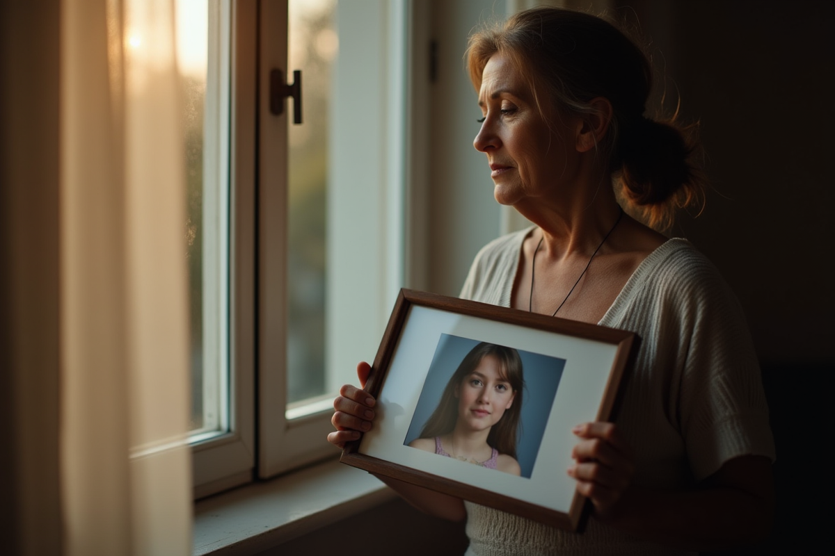 mère endeuillée